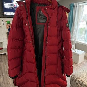 Winter jacket, bought and worn handful of times. Gained weight, no longer fits.